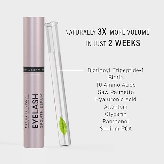BioBalance BioBalance Eyelash Growth Serum | 6ml | Rapid Lash Conditioner | Eyelash Conditioner Serum | Thicker Lashes | Rapid Growth Serum