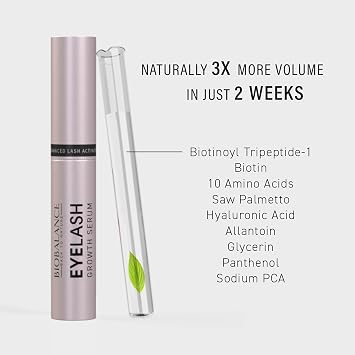BioBalance BioBalance Eyelash Growth Serum | 6ml | Rapid Lash Conditioner | Eyelash Conditioner Serum | Thicker Lashes | Rapid Growth Serum