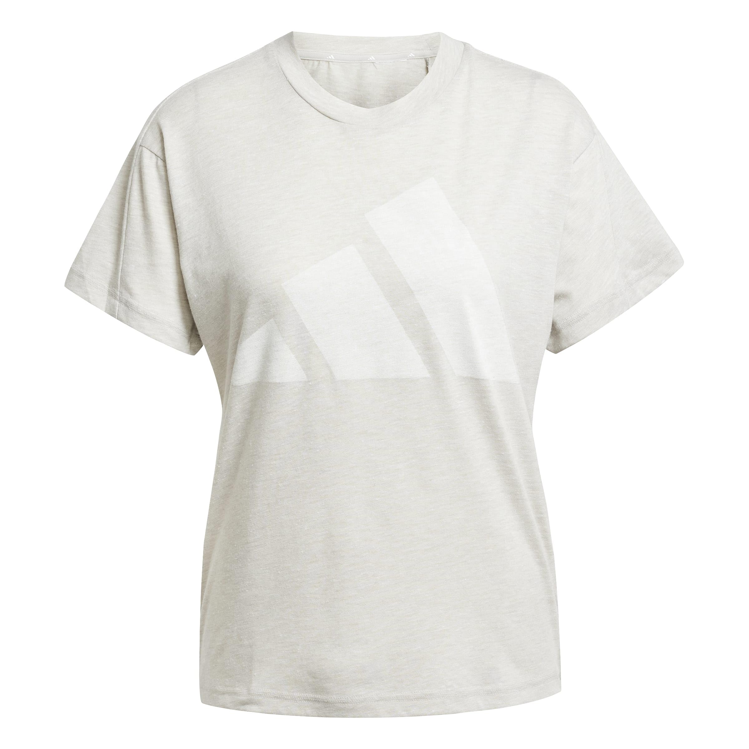 adidas Women's Essentials Winners T-Shirt, Wonder Alumina/White, L