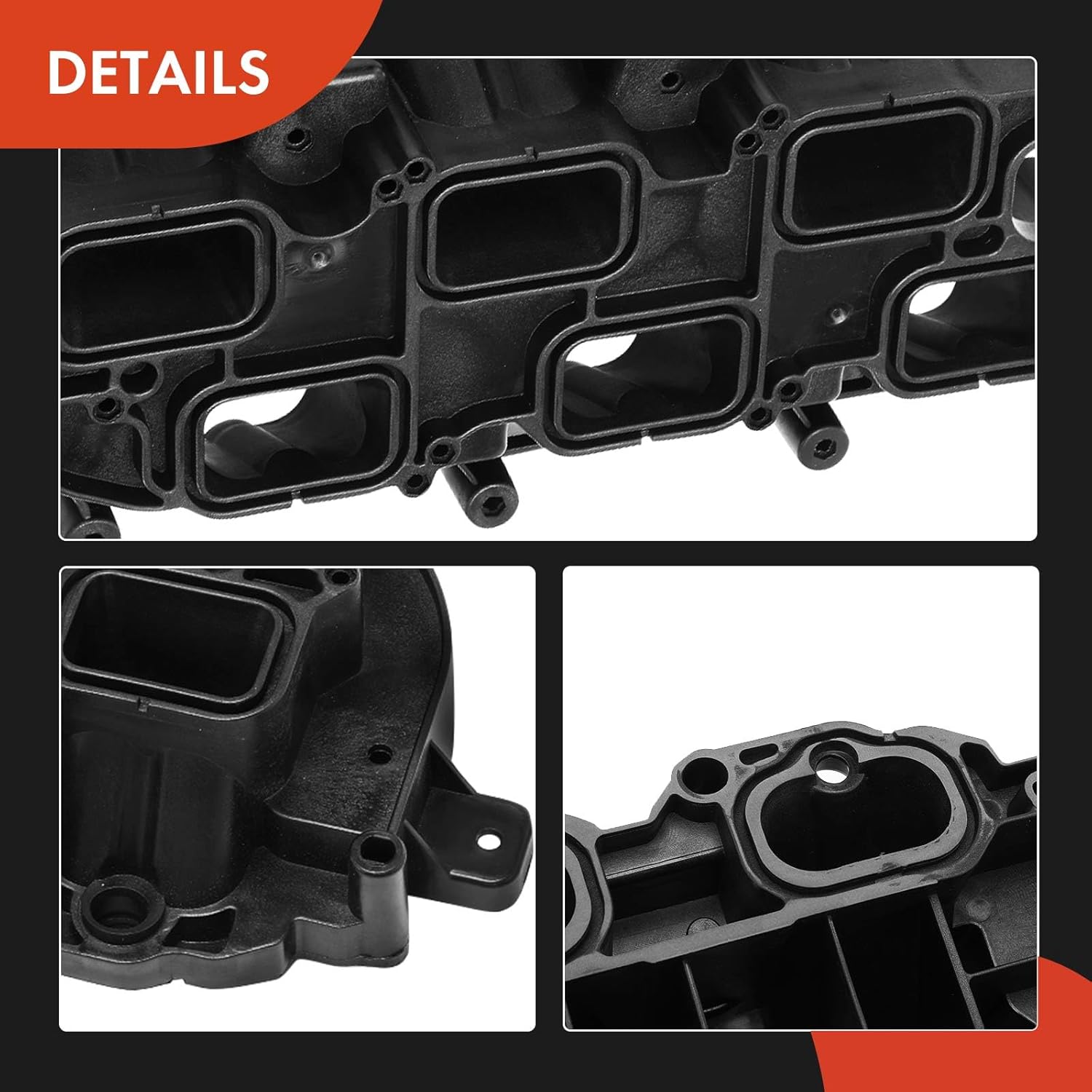 A-Premium Front Lower Intake Manifold Compatible with Ram 1500, 1500 Classic, C/V & Jeep Grand Cherokee, Wrangler, Cherokee & Dodge Grand Caravan, Charger, Journey & Chrysler Town & Country, 200