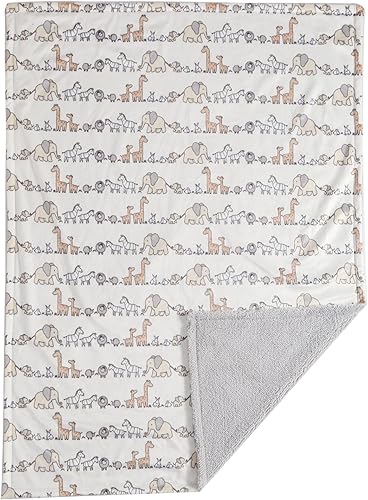Miniatura 3 de CREVENT - Manta suave y afelpada de tela minky para bebés, niños y niñas, manta para recién nacidos, 30 x 40 pulgadas (animal)