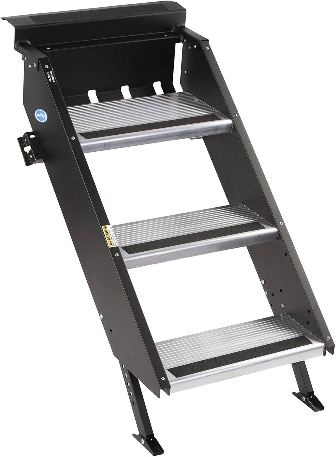 MORryde STP-207 StepAbove Fold-Up RV Entry Step - 3-Step (9" Step Rise), Fits 26" to 28" Door Width