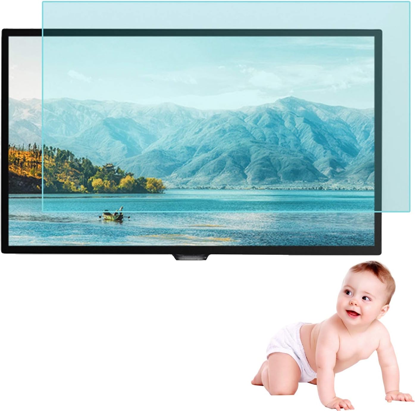 Anti Glare TV Screen Protector Film, Anti Blue Light Ultra