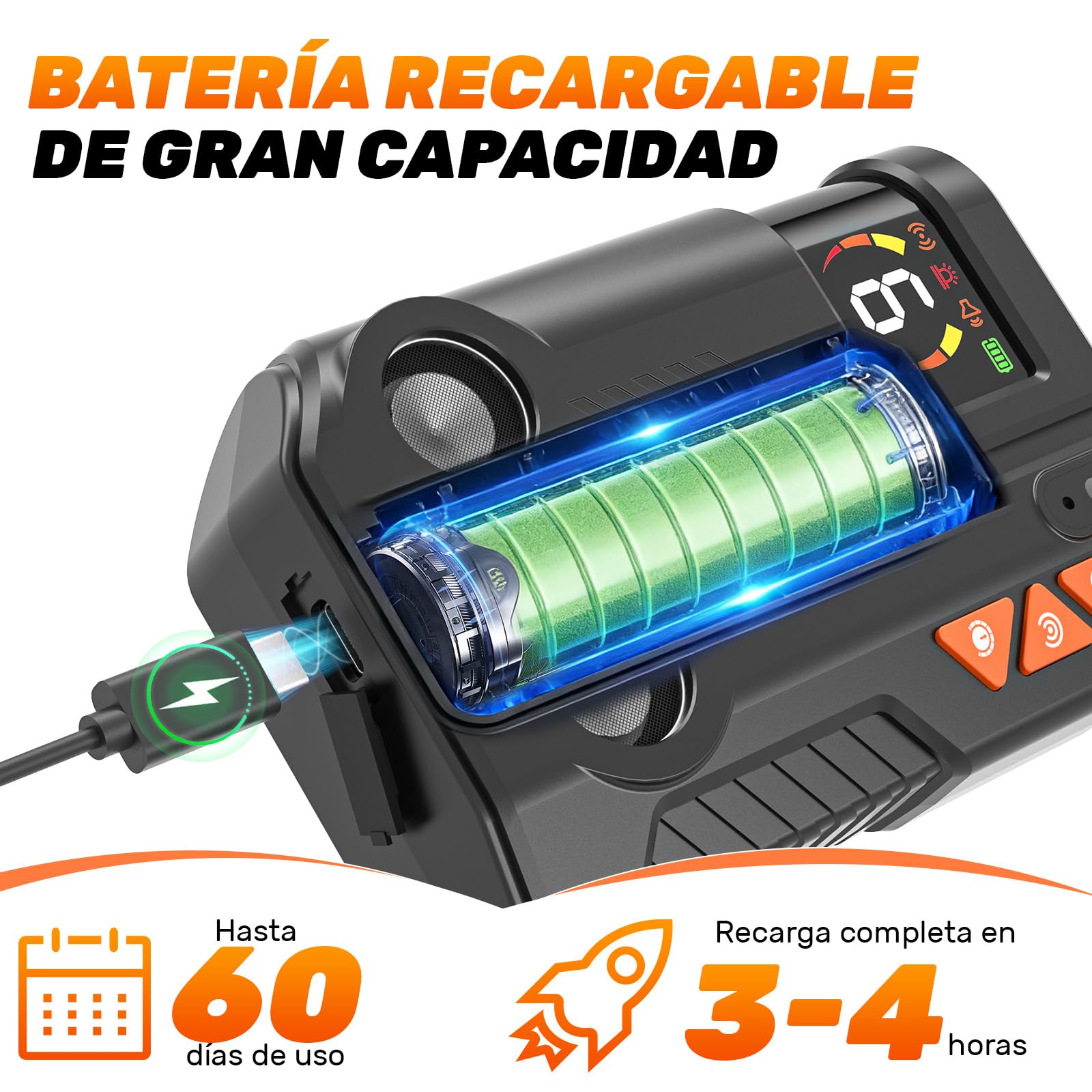 Antiladridos para Perros Dispositivo con AI Inteligente Interior Exterior, Ultrasonidos para Perros, Ahuyentador De Perros Ultrasonidos, 6x3 Ajustable, Doble Emisor IPX6 Recargable