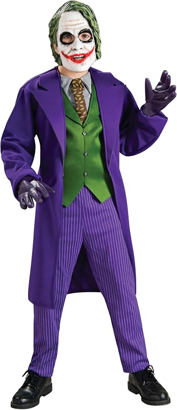 Rubie's Disfraz infantil de Batman El Caballero Oscuro Deluxe El Joker