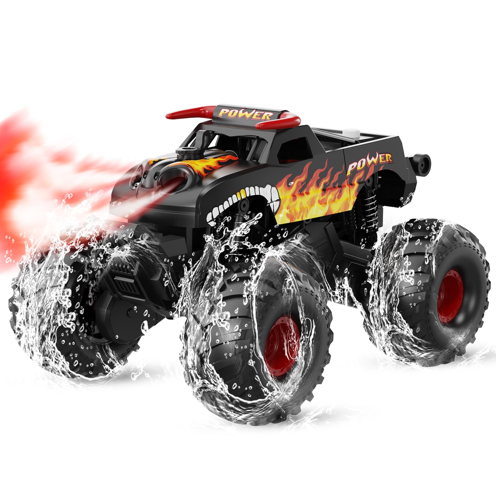 Alotwan Remote Control Monster Truck Waterproof - 1:16 Scale RC Truck, Rc Cars for Boys A…