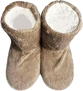 [Alvisto] ルームシューズ もこもこ ルームブーツ あったかスリッパ 暖か ボアスリッパ 北欧 冬用 足冷え対策 洗濯可 男女兼用 滑り止め 室内履き 静音 保温 (ベージュ Lサイズ 24.0-25.0cm)