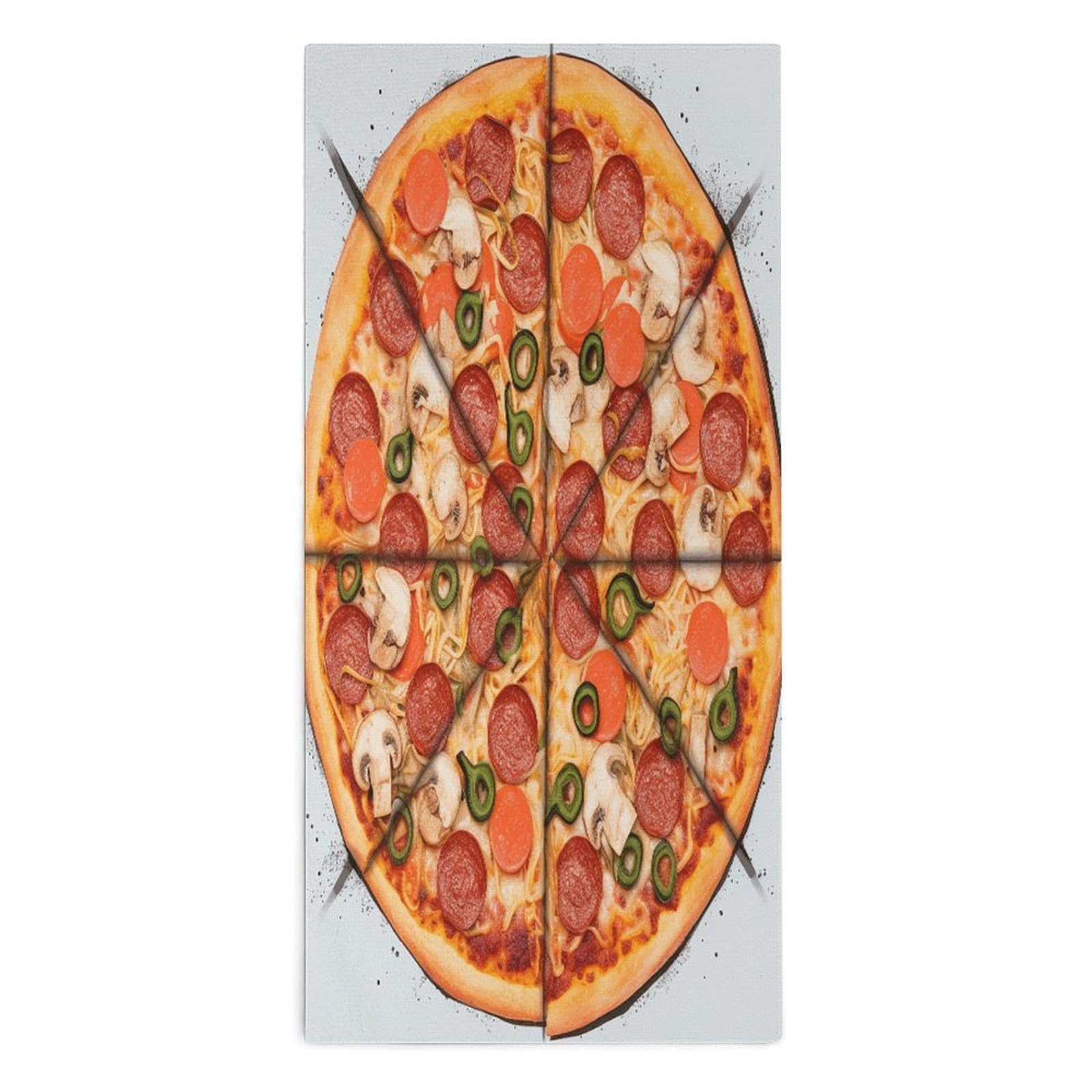 Btcowzrv Style I Love Pizza Bath Towel Beach Towels Shower Towel