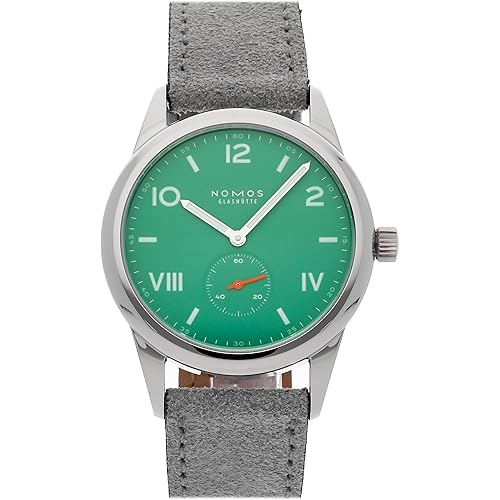 Nomos Club Campus 38 Hand Wind Green Dial Men's Watch 726