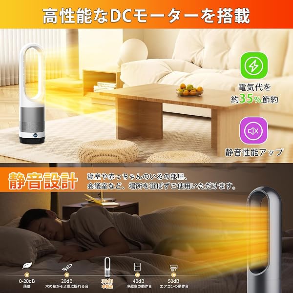 Ceramic Heater 【Integrated Heating and Fan & Solves Four Seasons Worries in One!】 Electric Fan Heater, Heating Equipment, Energy Saving, Electric Stove, Ceramic Fan Heater, 40W/1100W, 3 Levels - 5
