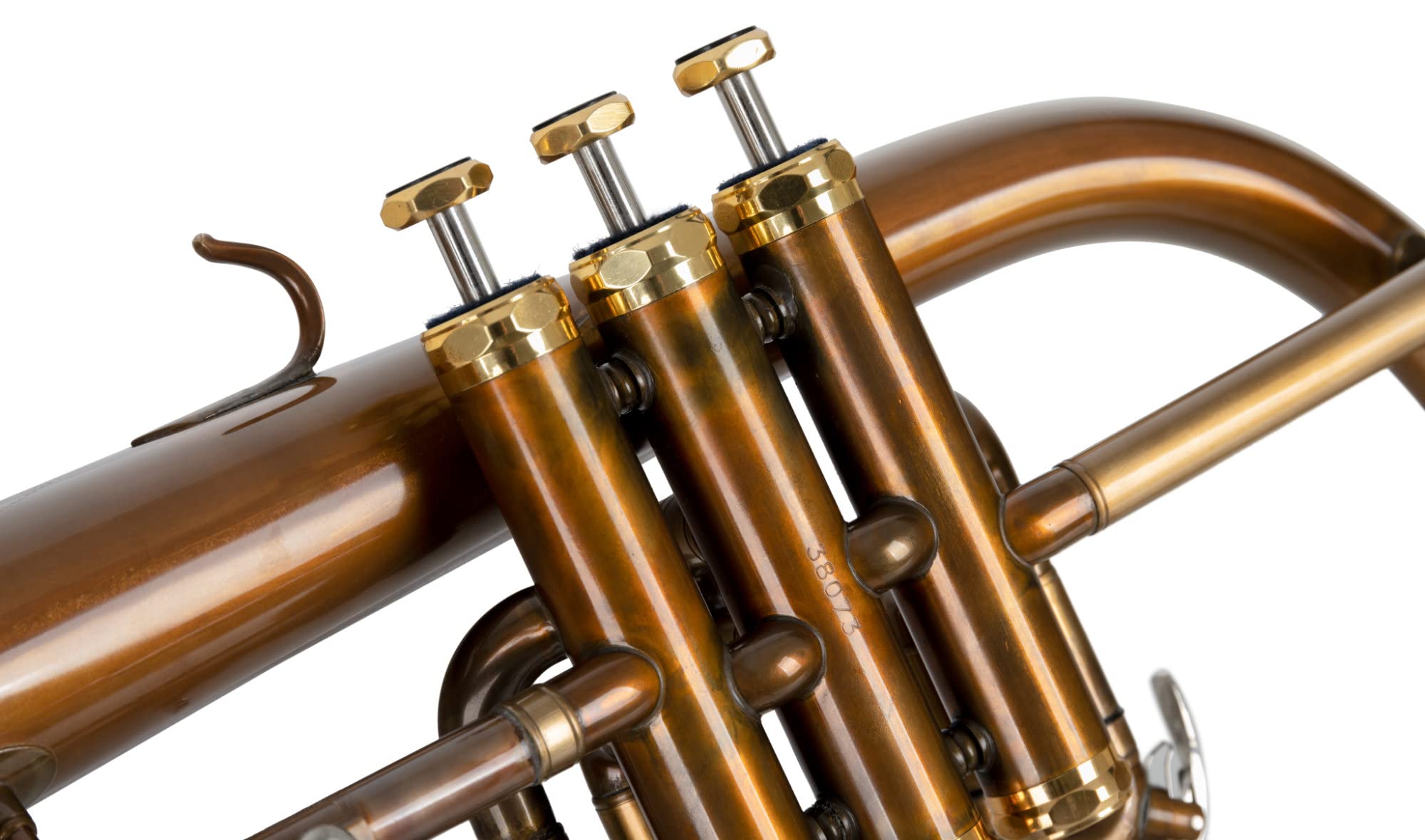FH-60GV Bugle - en bronze phosphoreux - Accord : Bb - Pavillon Ø : 152 mm - avec étui léger - traité à l'acide et verni transparent