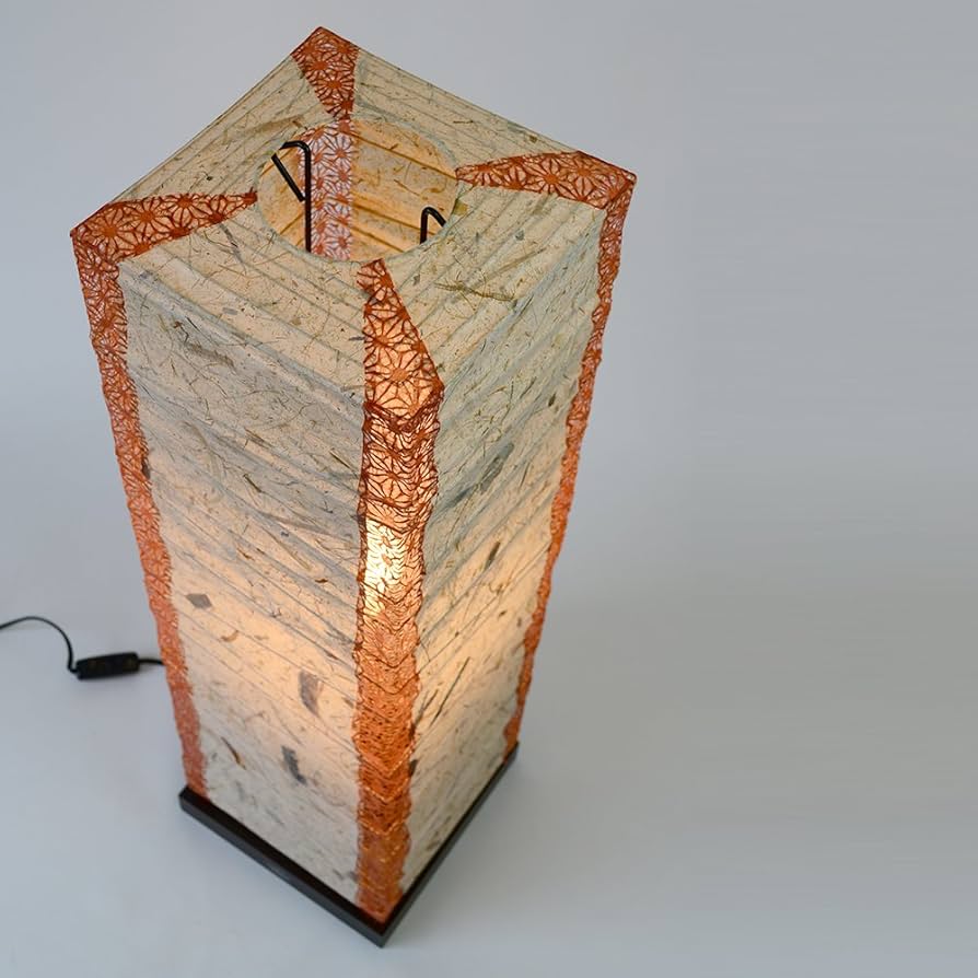 Amazon | 美濃和紙製 モダンインテリア照明 スタンド型フロア