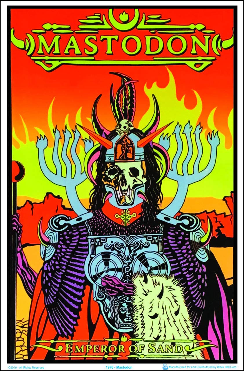 Amazon.co.jp: Mastodon Blacklightポスター : Home & Kitchen