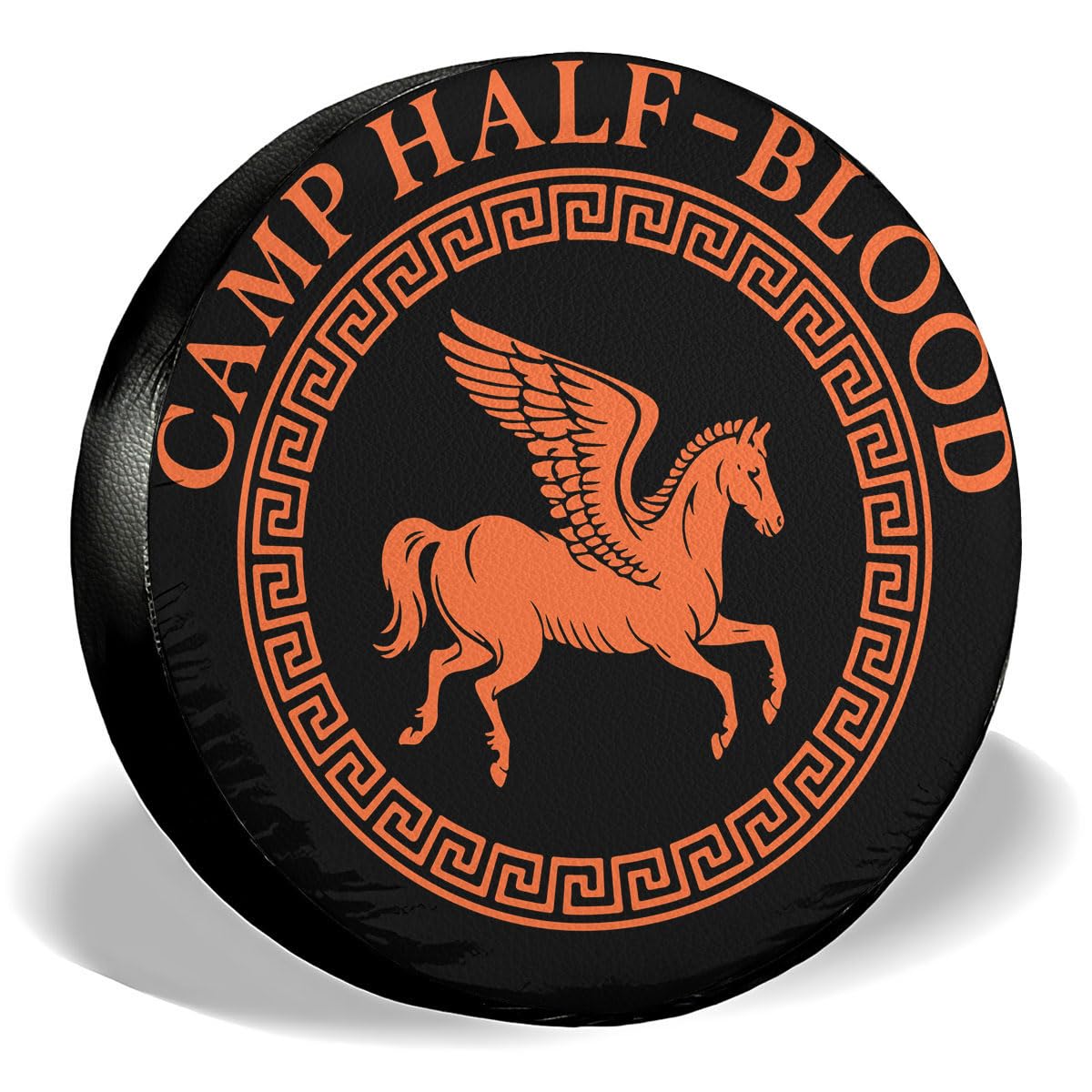 GENANY Mythical Winged Halloween PVC Leather Spare Tire Cover Size 18