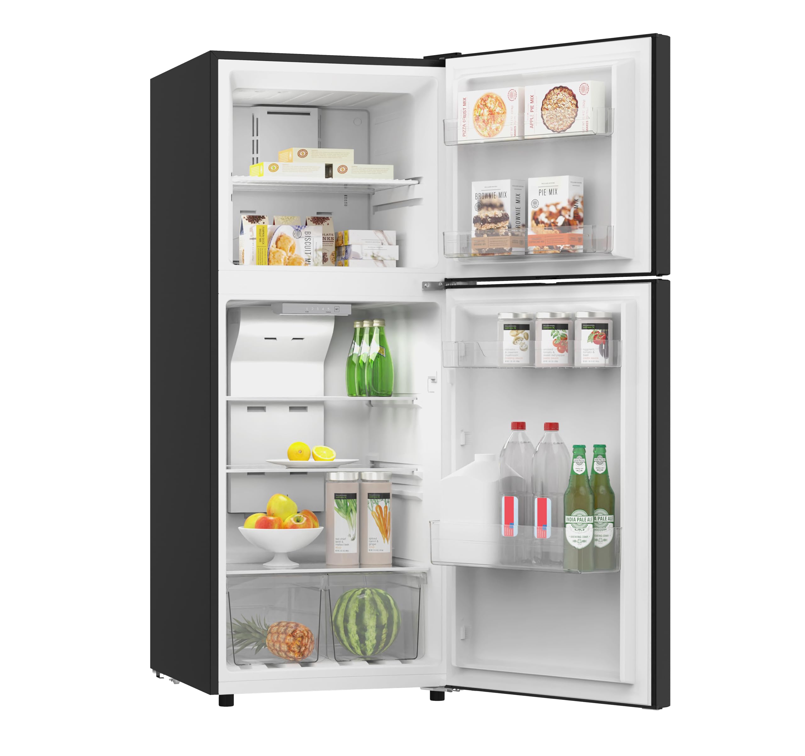 Frigidaire, Frost Free Top Mount 2 Door Apartment Size Refrigerator with Freezer, 10 CU FT on Fridge.com