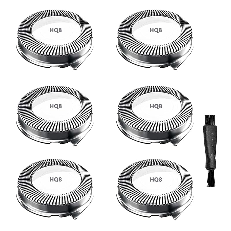 Cabeças de reposição HQ8 CIELONI compatíveis com barbeadores Philips Norelco Aquatec