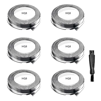 HQ8 Replacement Heads Compatible with Philips Norelco Aquatec Replacement Razor Blades for PT720 AT880 AT810 Etc Models