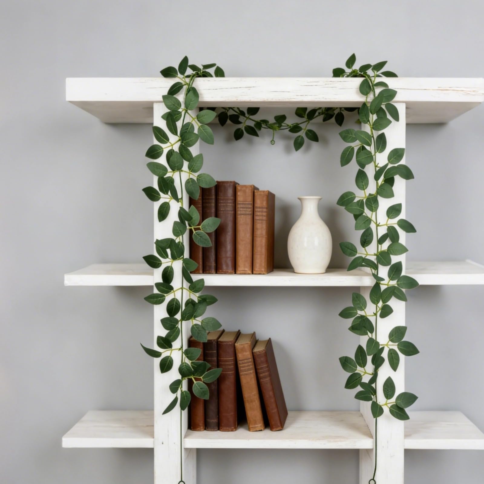 5 STK. Künstliche Blätterranken, 205 cm Kunstgrün-Girlande mit 26 Zweigen, Seidenblatt-Hängepflanzen für Zuhause, Hochzeit, Party-Deko, für Wand, Bogen und Hintergrund, ohne Pflege