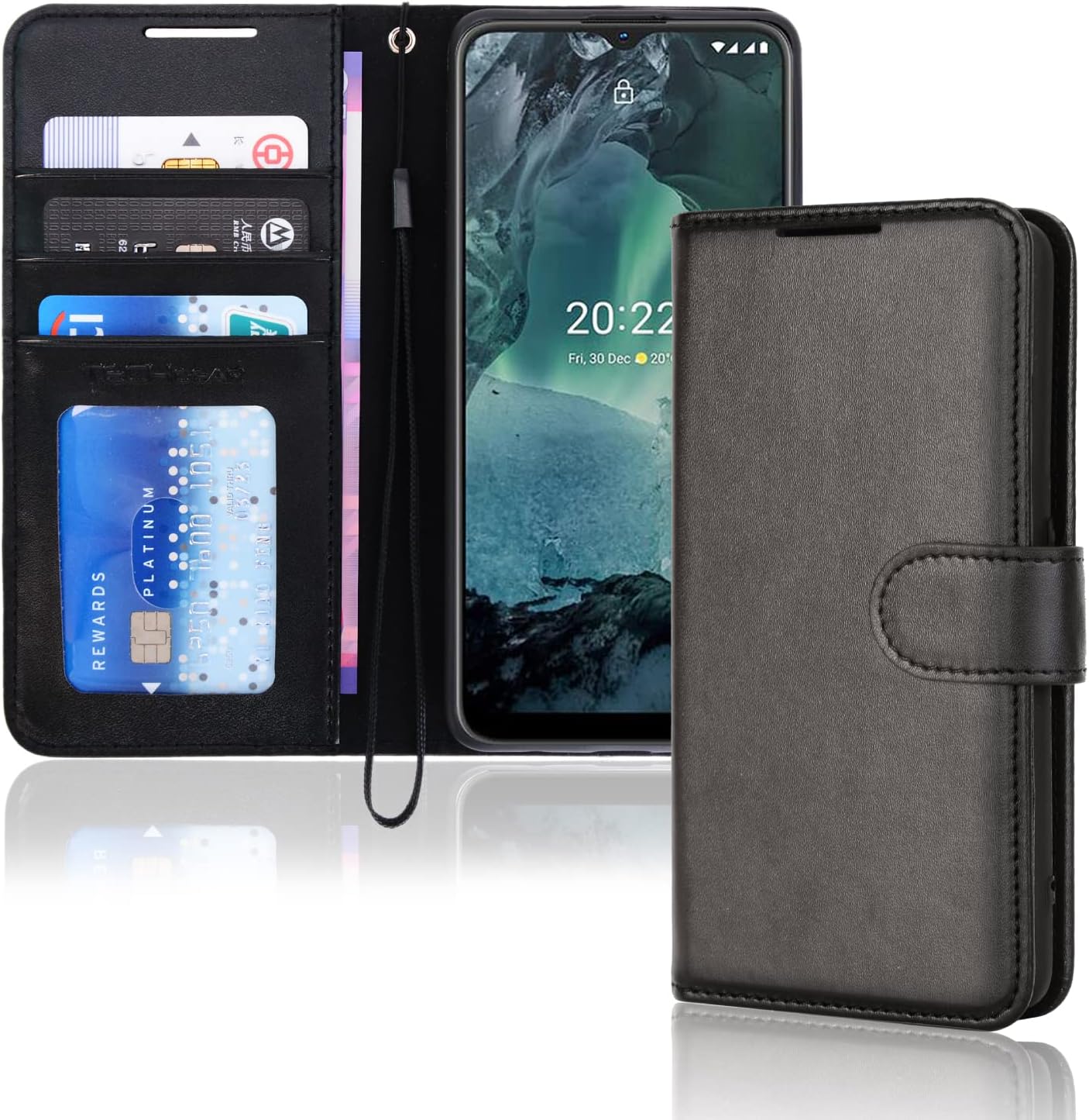 FMPCUON Cover For Nokia G21/G11, Flip Wallet Case In Premium PU - Foto 13