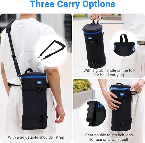 Miniatura 3 de Funda gruesa extra grande para lente de cámara Canon RF 7.874-31.496 in F6.3-9 IS para Nikon 7.087-23.622 in23.622 in F6.3 para Sony 7.874-23.622 in