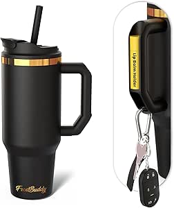 Frostbuddy To-Go Buddy Tumbler - 30 Oz Stainless Steel Vacuum Insulated Cup With Flip Lid, Fits Car Cupholders