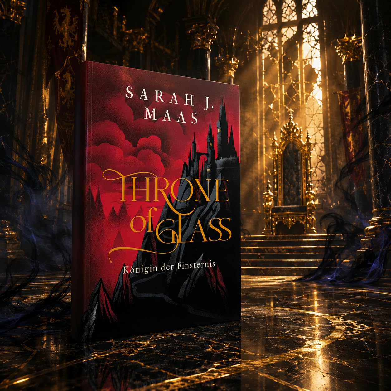 Sarah J. Maas - Throne of Glass Reihe Band 0-7 inkl. Prequel: Celaenas Geschichte - Das komplette Fantasy Bücher Bundle Sonderausgabe - Romane voller Magie & Abenteuer mit exklusivem Lesezeichen