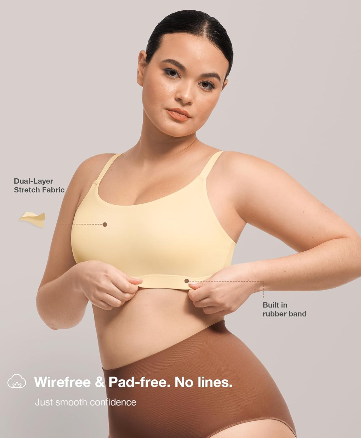 Lover-Beauty Seamless Bra for Women No Underwire Full Coverage Bras Wireless Comfortable Everyday Bra - Image 2