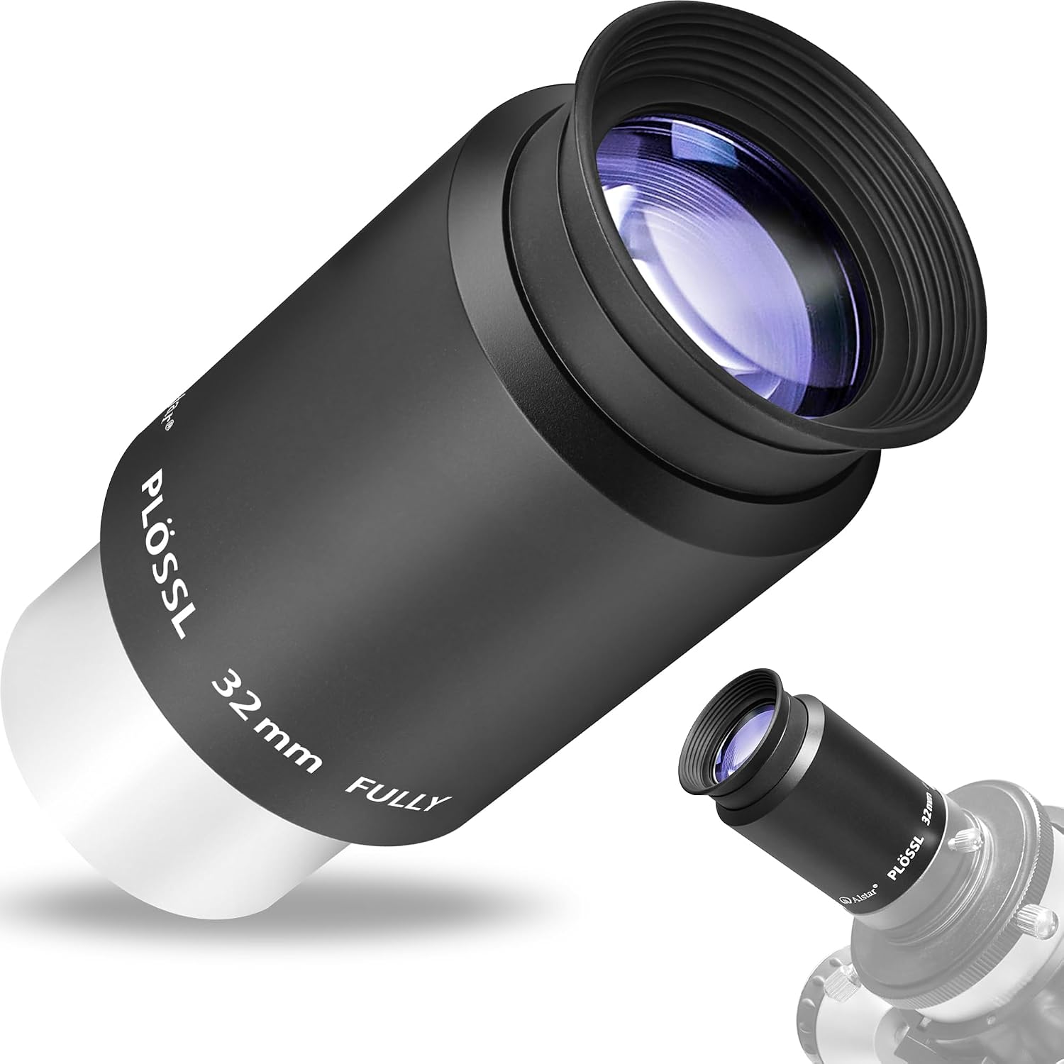 Alstar 1.25 Inch Plossl Telescope Eyepiece - 32mm Fully Multicoated Optical Lens for 1.25inch Astronomic Telescope and Astronomy Filters - 4 Element Plossl Design
