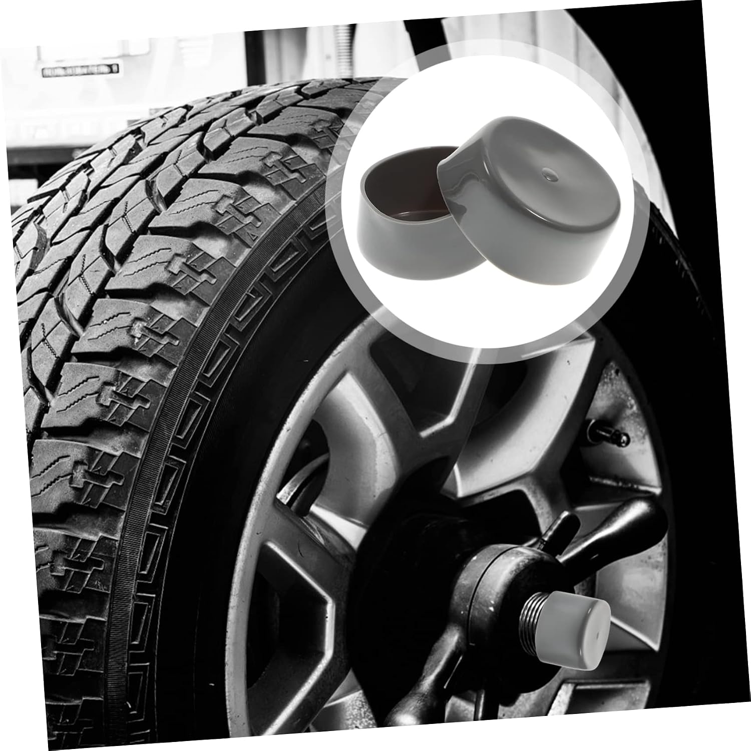 Alipis 8pcs Trailer Bearing Cap Grease Cap Axle Grease Rubber for Wheel Bearings Trailer Hub Covers Protection