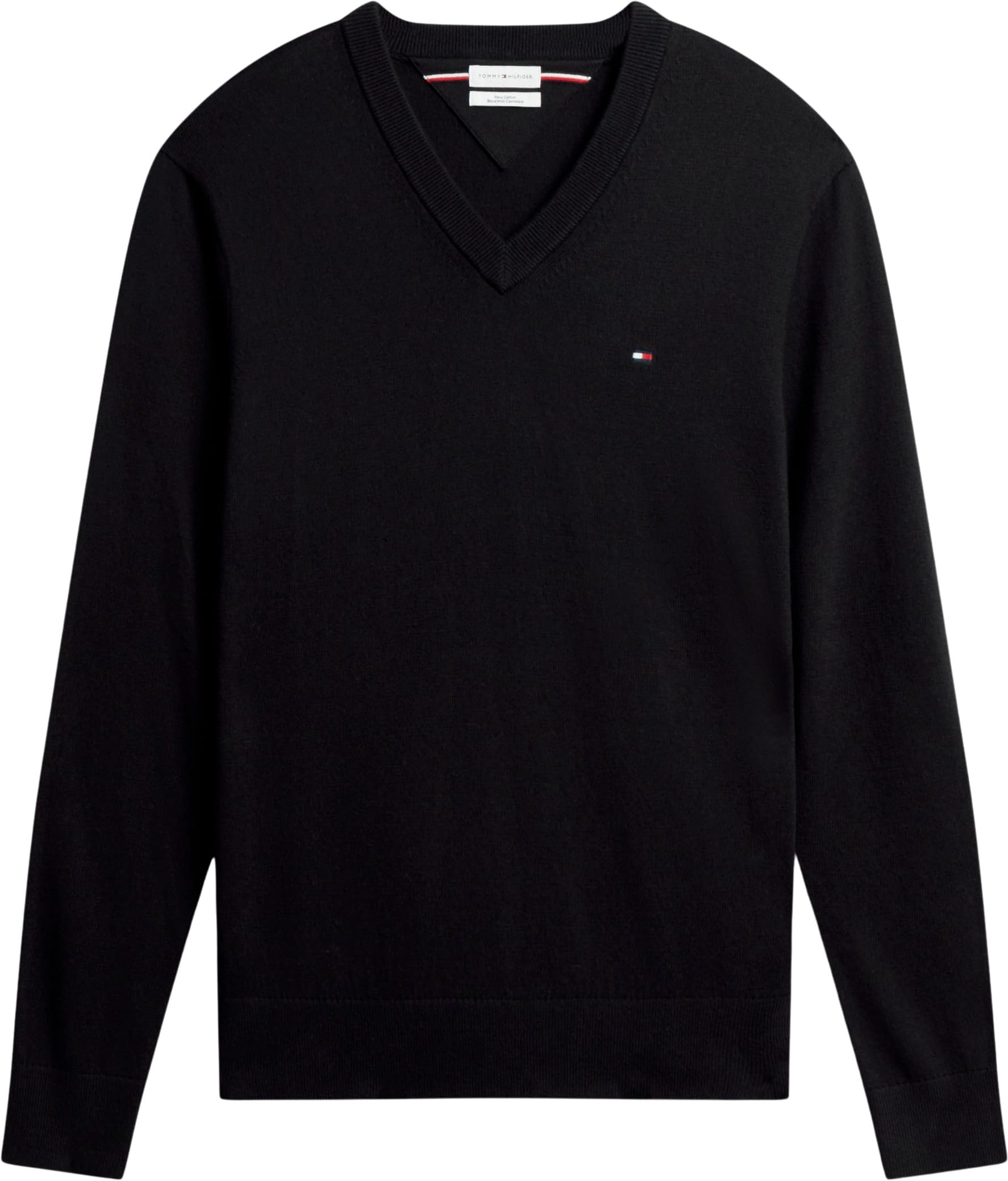 Tommy Hilfiger PIMA ORG CTN Cashmere V Neck