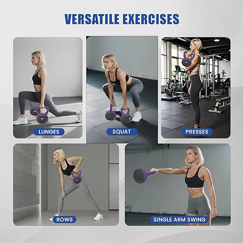 Miniatura 4 de Pesa rusa suave, juegos de pesas rusas rellenas de arena de hierro, pesos de 51015 libras, resistencia y seguridad para mujeres y hombres,