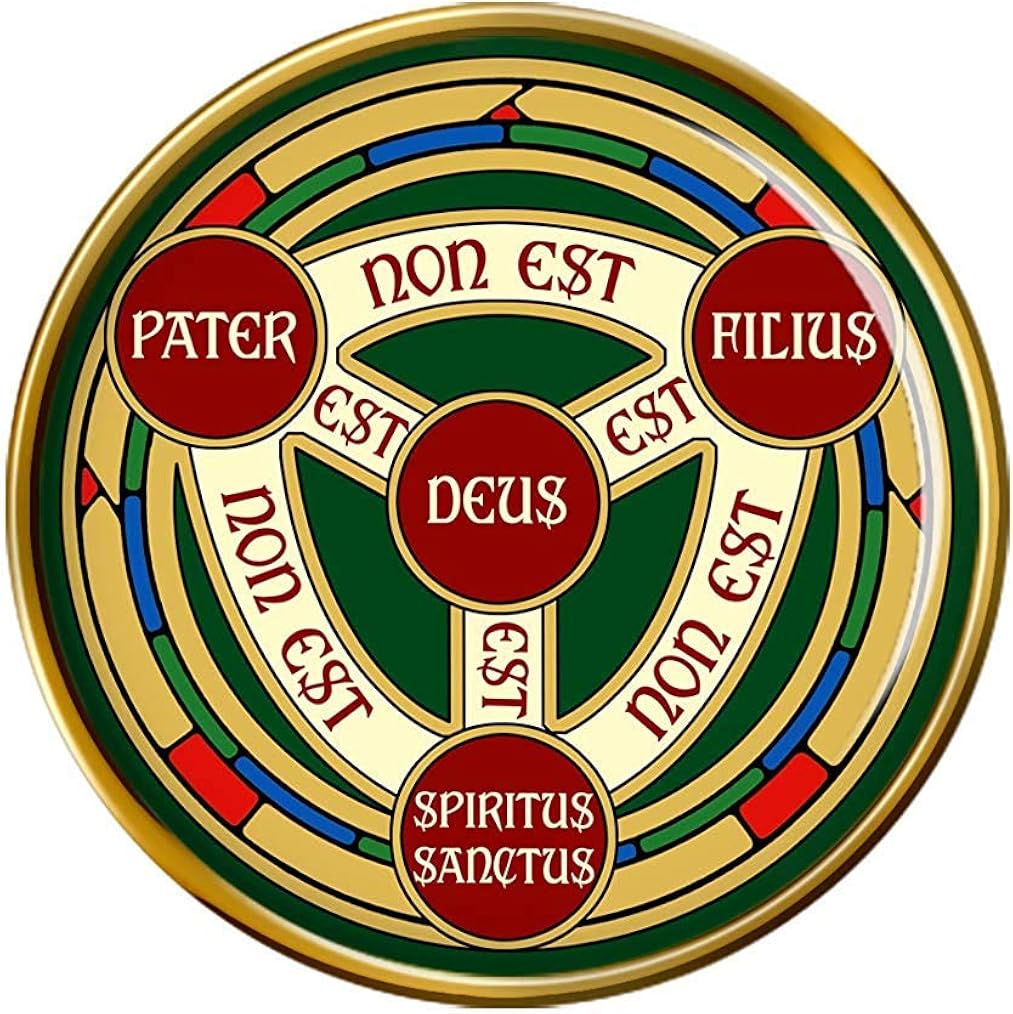 Giftshop UK Scutum Fidei Christliches Anstecker : Amazon.de: Bekleidung