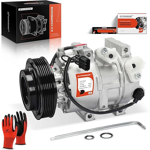 A-Premium Air Conditioner AC Compressor with Clutch Compatible with Kia Sportage 2020-2022 2.0L & Hyundai Tucson 2019-2021 2.4L