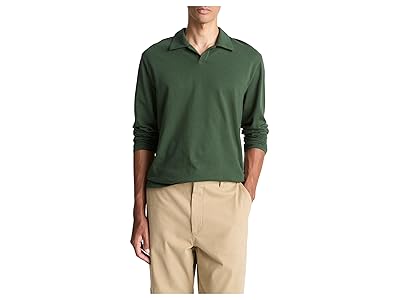Vince Garment Dye Long Sleeve Johnny Collar Men