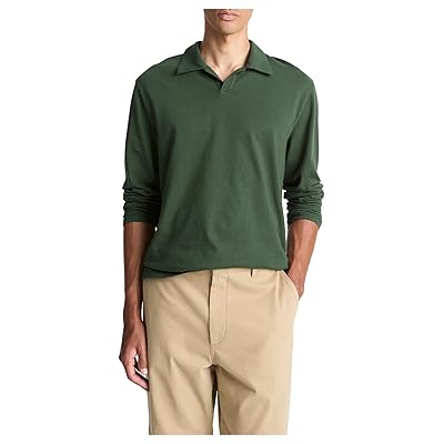 Vince Garment Dye Long Sleeve Johnny Collar Men