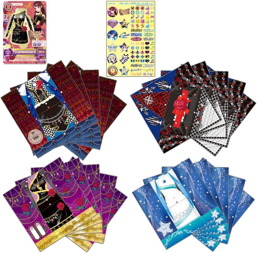 Bandaï Aikatsu! Card with Fashion Letter Spicy AGEHA & FUTURING Girl & LoLi Gothic Set (Japan Import)