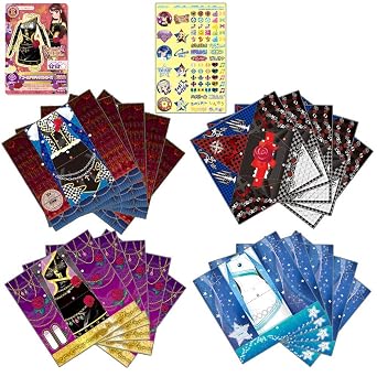 Bandai Aikatsu! Card with Fashion Letter Spicy AGEHA & FUTURING Girl & LoLi Gothic Set Japan Import