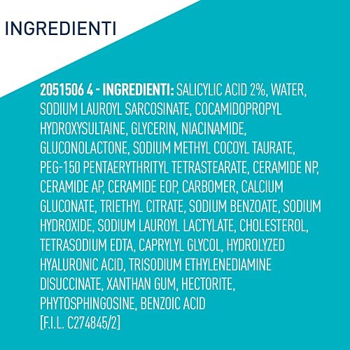 CeraVe Gel Moussant Anti-Imperfections, Peaux Grasses à Tendance Acnéique, 2% Acide Salicylique + 3 Céramides, Technologie Sébum Contrôle, Sans Parfum, Hypoallergénique, 236 ml - 9