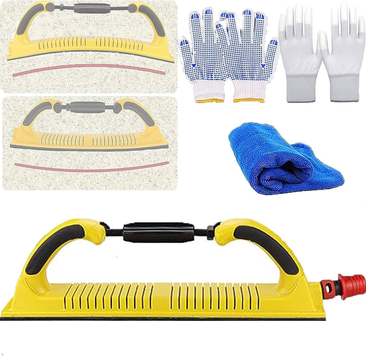 Adjustable Radius Flex Longboard Hand Sanding File Block Hand Grinder