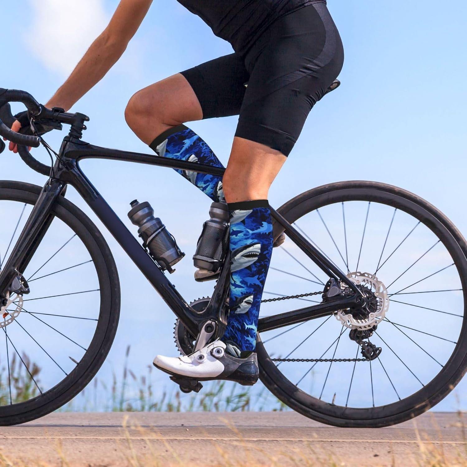 Compression Socks For Women & Men Circulation 15-20 Mmhg Knee High Best Support For Travel Running Athletic - Image 3