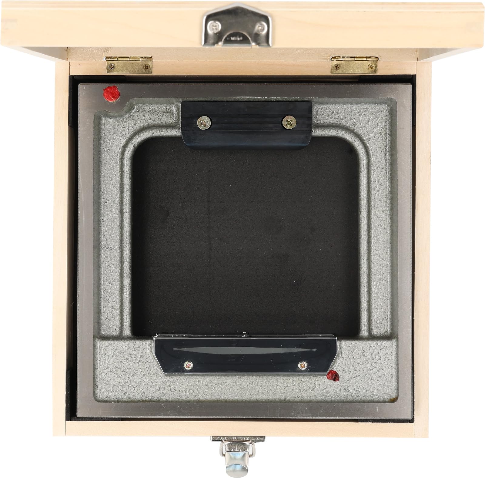 KS Tools 204.5487 Nivel de burbuja, con bastidor, 200 mm