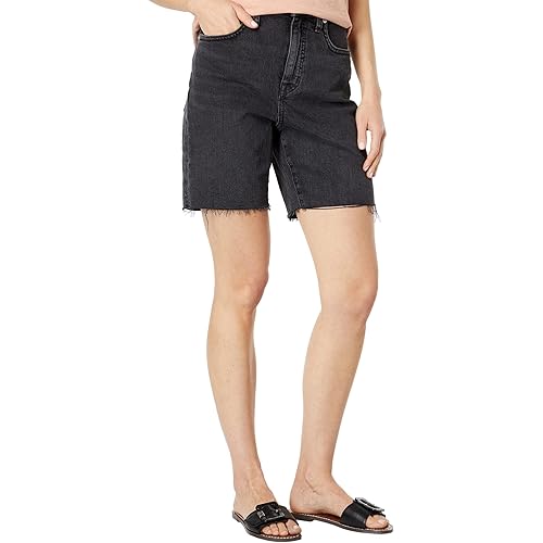 Madewell High-Rise Mid-Length Denim Shorts in Claybrook Wash Claybrook Wash 23