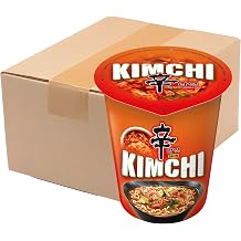 Nong shim Kimchi Noodles Bowl Pack 12 75g Each - Shin Ramen Instant Noodles Soup for Quick Meals & Snacks