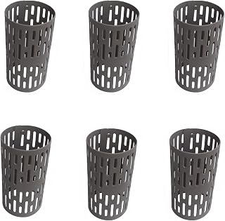 RAIKEDR Plastic Tree Trunk Protectors - Mesh Bark Guards, Prevent Trimmers, Mowers, Rodents Damage (6 Pack)