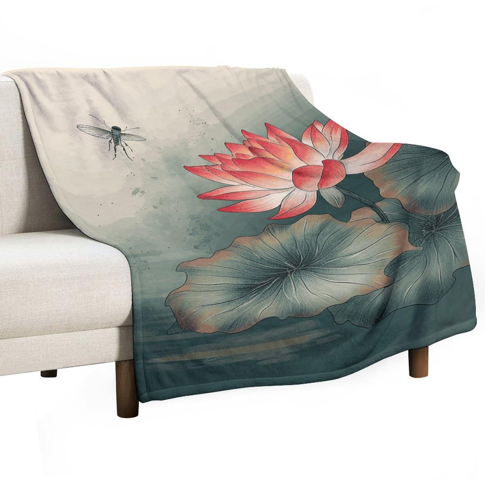 Couverture en flanelle douce anti-froid légère grand plaid canapé lit