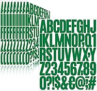 Vista 71 de 500 piezas de 10 hojas de calcomanías de letras, calcomanías de números de buzón de vinilo autoadhesivas impermeables, calcomanías de números