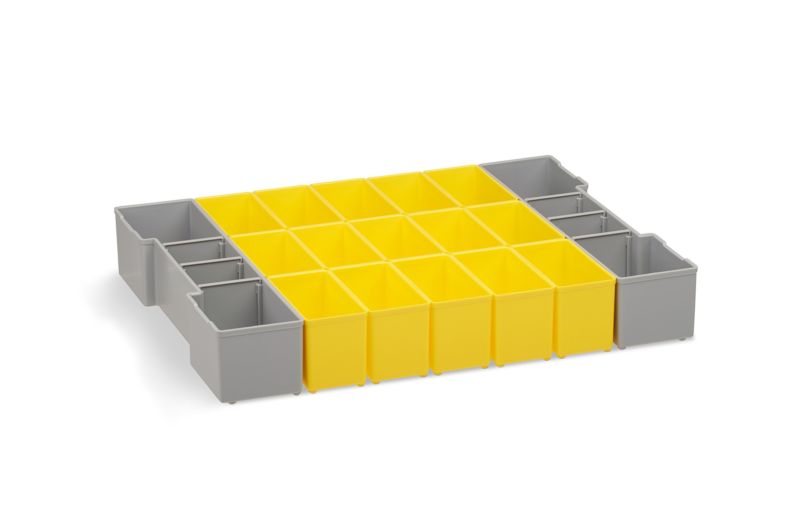 L-Boxx 102 - Sistema de organización para tornillos (gris) con juego de cajas interiores B3, maletín de herramientas profesional, vacío, incluye caja de herramientas