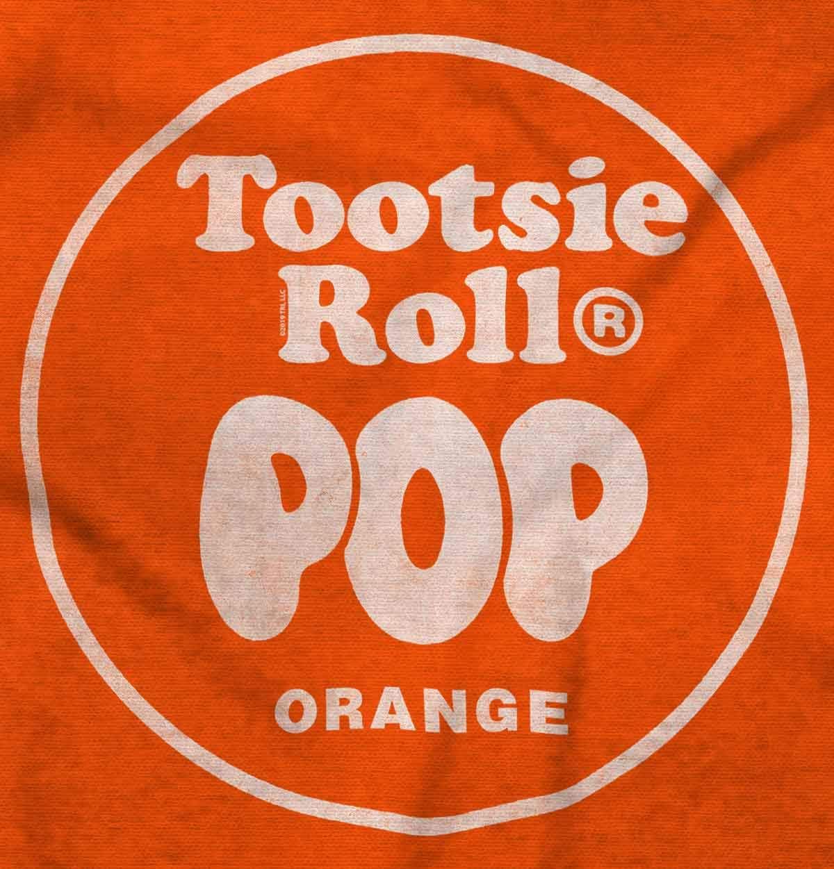 Brisco Brands Tootsie Roll Pop Orange Flavor Sweatshirt for Men or Women