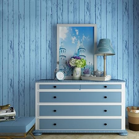 Amazon Kurashi はがせる 壁紙 模様替え アンティーク シール式 45cm 10m 壁紙