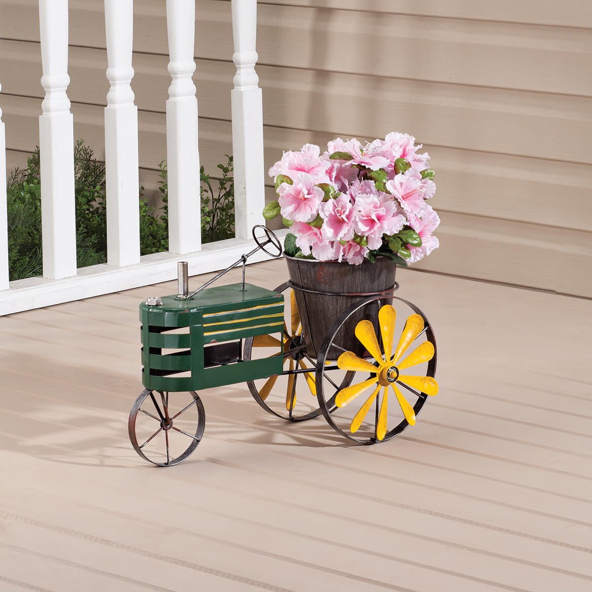Amazon.com : Metal Tractor Windmill Planter by Fox River